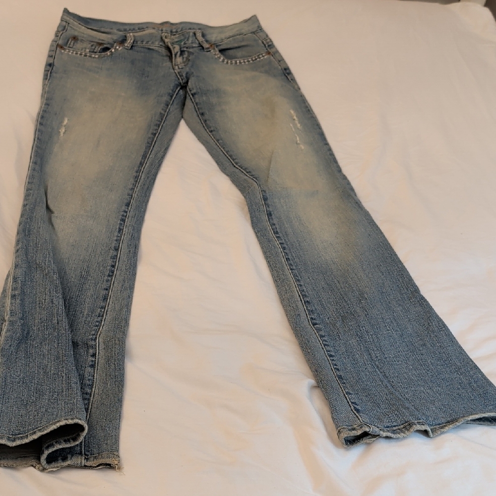 Stylish Light Blue Flare Jeans for Women